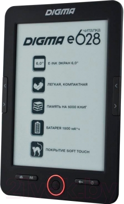 Электронная книга Digma E628 (черный)