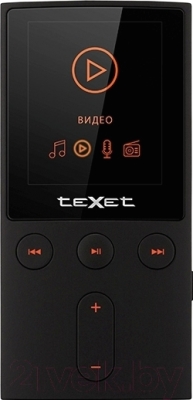 MP3-плеер Texet T-70 (8Gb, черный)