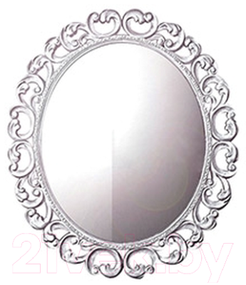 Зеркало Belux Лувр В80 (белый)