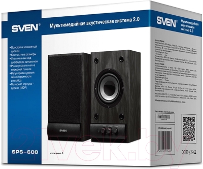 Мультимедиа акустика Sven SPS-608 (черный)