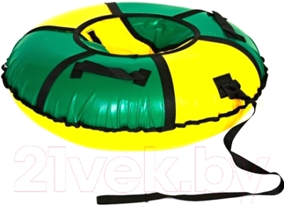 Тюбинг-ватрушка Bubo Snowball 900мм (желтый/зеленый)