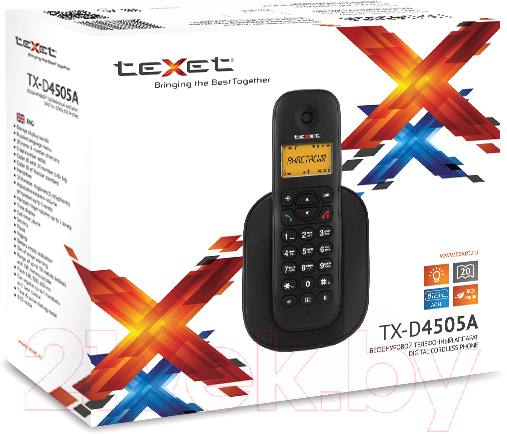 Беспроводной телефон Texet TX-D4505A