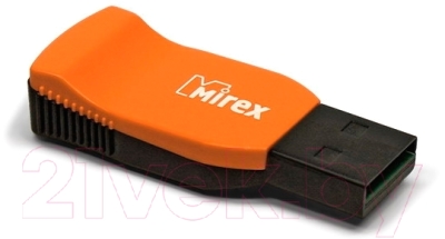 Usb flash накопитель Mirex Racer Orange 4GB / 13600-FMUORC04