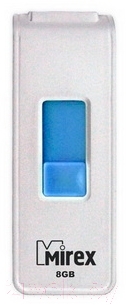 Usb flash накопитель Mirex Shot White 8GB / 13600-FMUWST08