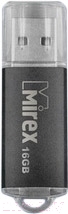 Usb flash накопитель Mirex Unit Black 16GB (13600-FMUUND16)