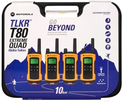 Комплект раций Motorola TLKR T80 Extreme Quad Pack