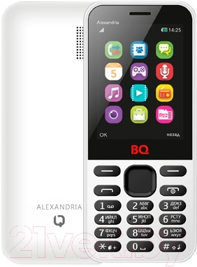Мобильный телефон BQ Alexandria BQM-2800 (белый)