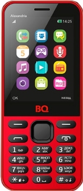Мобильный телефон BQ Alexandria BQM-2800 (красный)