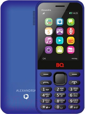 Мобильный телефон BQ Alexandria BQM-2800 (темно-синий)