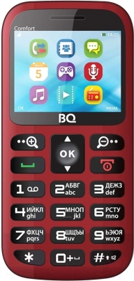 Мобильный телефон BQ Comfort BQM-2300 (красный)