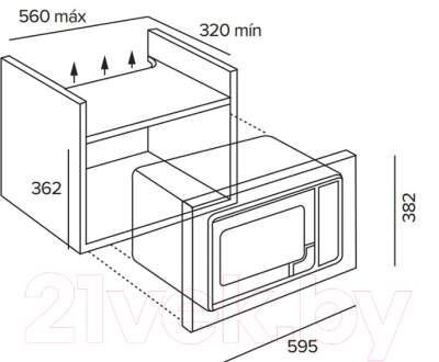 Микроволновая печь Thor TME 207 FI (80580200) - схема