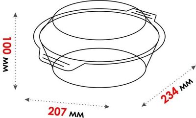 Кастрюля для СВЧ Perfecto Linea 11-150010