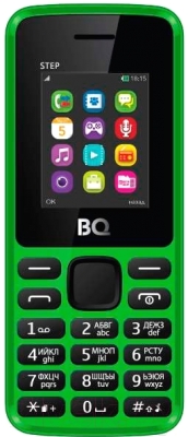 Мобильный телефон BQ Step BQM-1830 (зеленый)