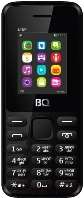 Мобильный телефон BQ Step BQM-1830 (черный)