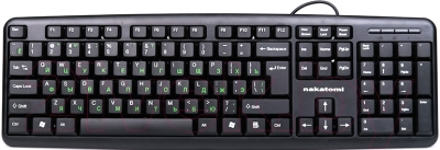 Клавиатура Nakatomi KN-02U (черный)