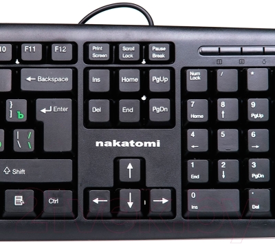 Клавиатура Nakatomi KN-02U (черный)