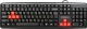 Клавиатура Nakatomi KN-02U (черный/красный) - 
