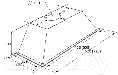 Вытяжка скрытая Kuppersberg Inlinea 52 C