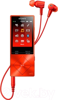 MP3-плеер Sony NW-A25HN (красный)