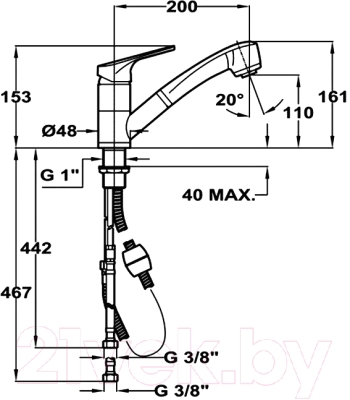 Смеситель Teka MT Plus 469780200