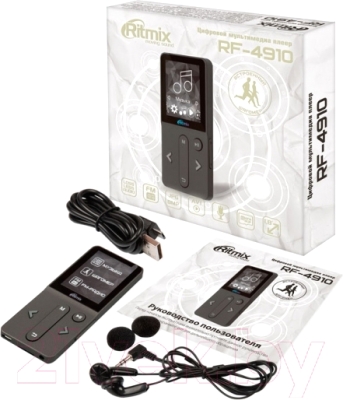 MP3-плеер Ritmix RF-4910 8GB (серый)