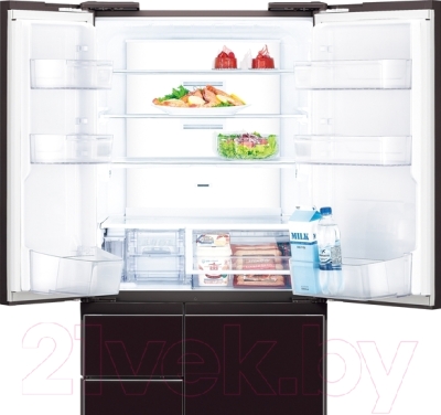 Холодильник с морозильником Sharp SJ-GF60AR