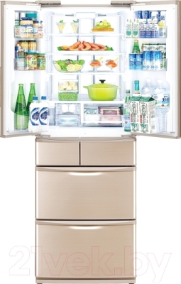 Холодильник с морозильником Sharp SJ-GF60AT