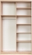 Миниатюра изображения товара Шкаф-купе Евва 16 SSH.02 / АЭП ШК.2 01 (сонома/дуб шато)