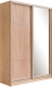 Миниатюра изображения товара Шкаф-купе Евва 16 SSH.02 / АЭП ШК.2 01 (сонома/дуб шато)