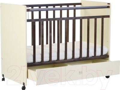 Детская кроватка СКВ 431019-8 (венге/бежевый)
