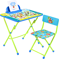 Комплект мебели с детским столом Ника КУ2/ПА Пушистая азбука - 