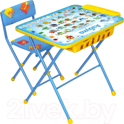 Комплект мебели с детским столом Ника КУ2П/9 Азбука