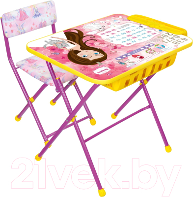 Комплект мебели с детским столом Ника КУ2П/17 Принцесса
