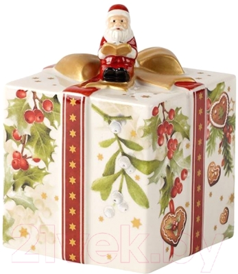 Шкатулка Villeroy & Boch Nostalgic Melody "Подарочная коробка с Санта-Клаусом"