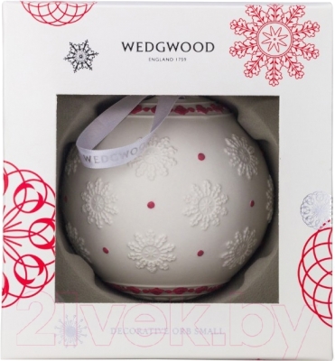 Елочная игрушка Wedgwood Christmas 2015 "Orb Medium"