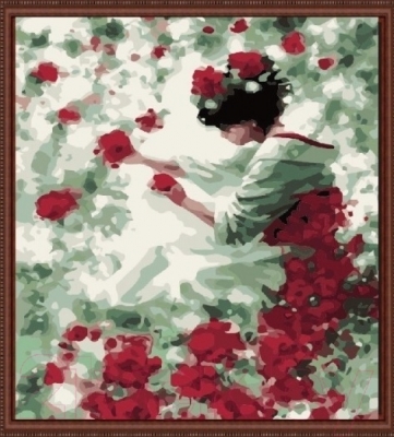 Картина по номерам Menglei Нежность роз (MG144)