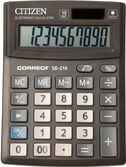 Калькулятор Citizen Correct SD-210