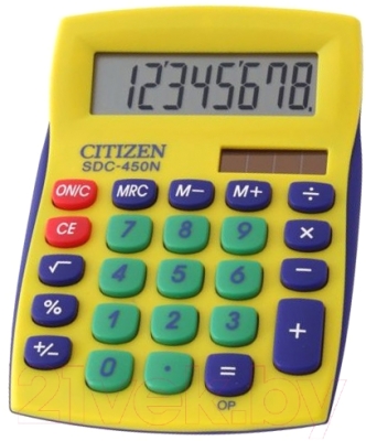 Калькулятор Citizen SDC-450 NYLCFS