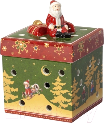 Шкатулка Villeroy & Boch Christmas Toys "Веселый Дед Мороз" (малая)