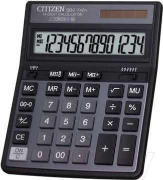 Калькулятор Citizen SDC-740 N