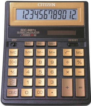 Калькулятор Citizen SDC-888 TII GE