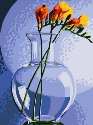 Картина по номерам Picasso Фрезия в вазе (PC3040005)