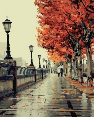 Картина по номерам Picasso Осенняя прогулка (PC4050002)