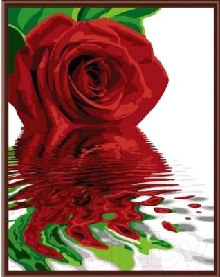 Картина по номерам Picasso Красная роза (PC4050039)