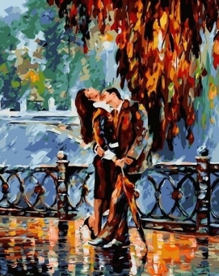Картина по номерам Picasso Страстный поцелуй (PP4050099)