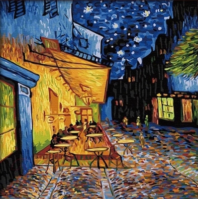 Картина по номерам Truehearted Ночная терраса кафе (HB4040027)