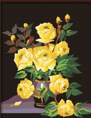 Картина по номерам Truehearted Желтые розы (HB4050066)