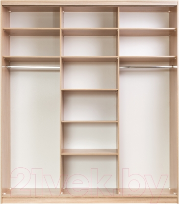 Изображение товара Шкаф-купе Евва 18 SSH.02 / АЭП ШК.3 03 (сонома/дуб шато)