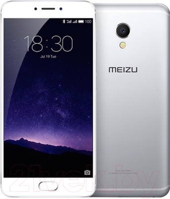Смартфон Meizu MX6 32Gb / M685H (серебристый)