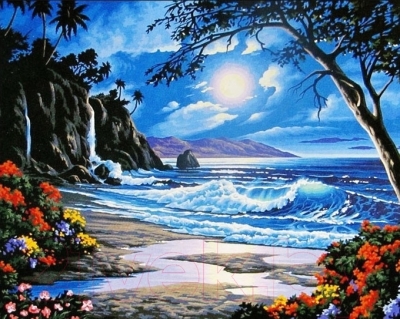 Картина по номерам Truehearted Лунное побережье (HB4050323)
